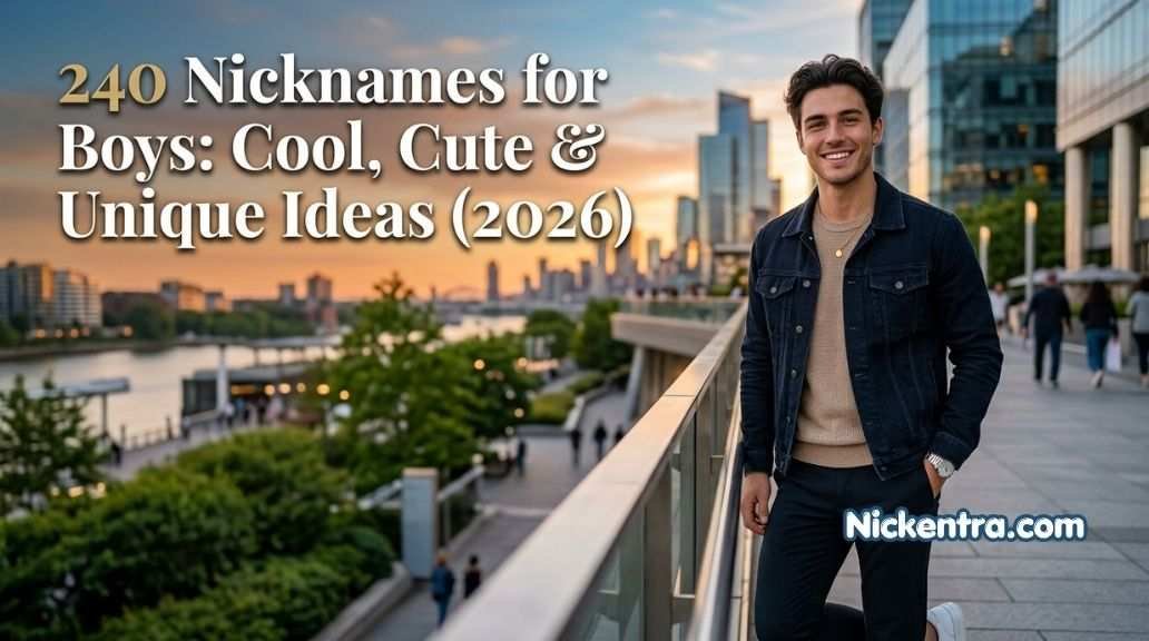 nicknames for boys