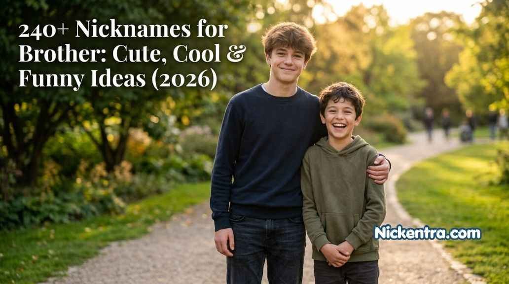 nicknames for brother