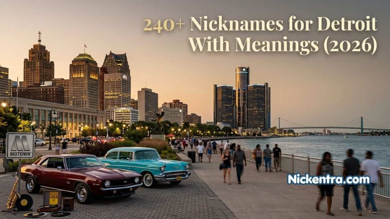 nicknames for detroit